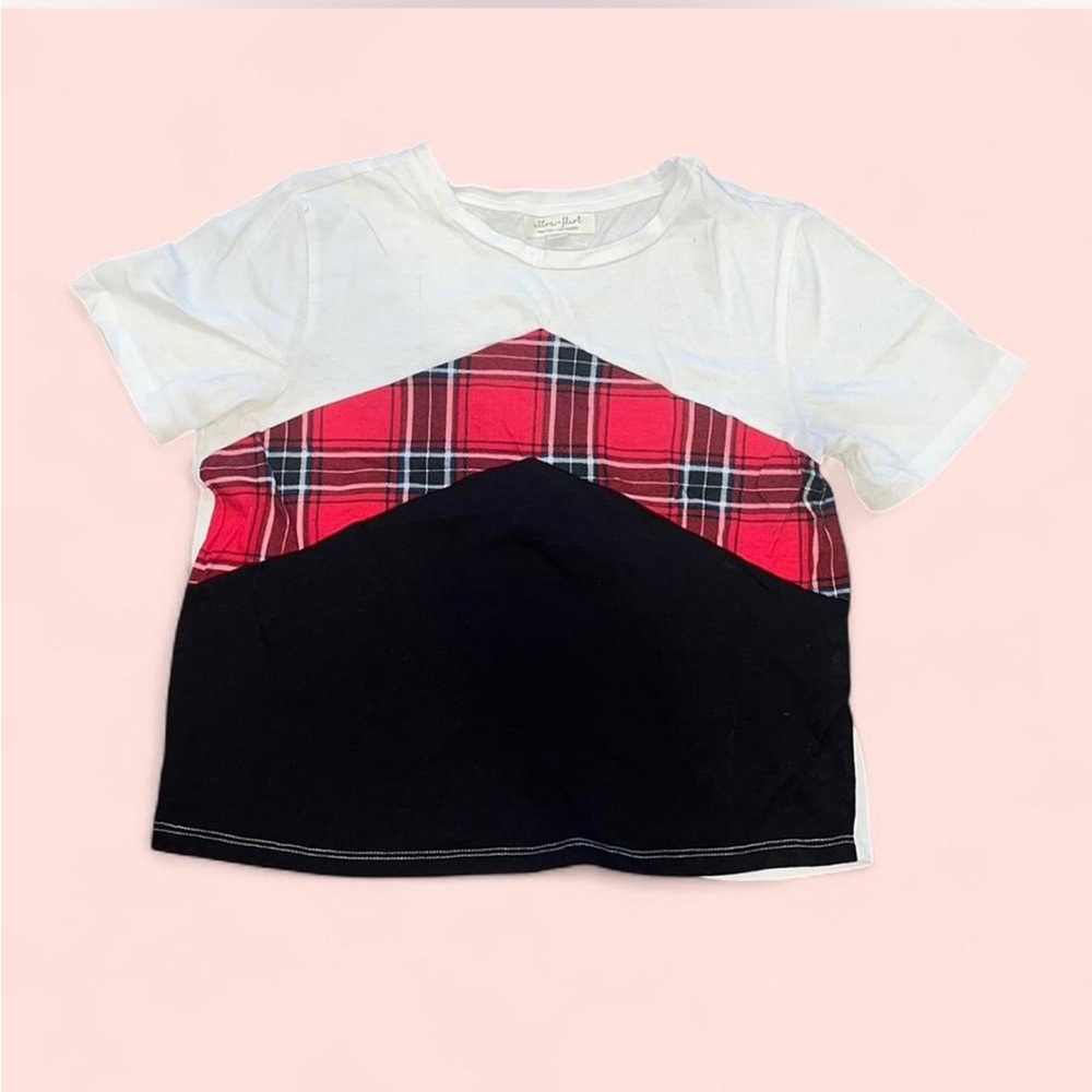 Ultra Flirt Red and White Short Sleeve Tee